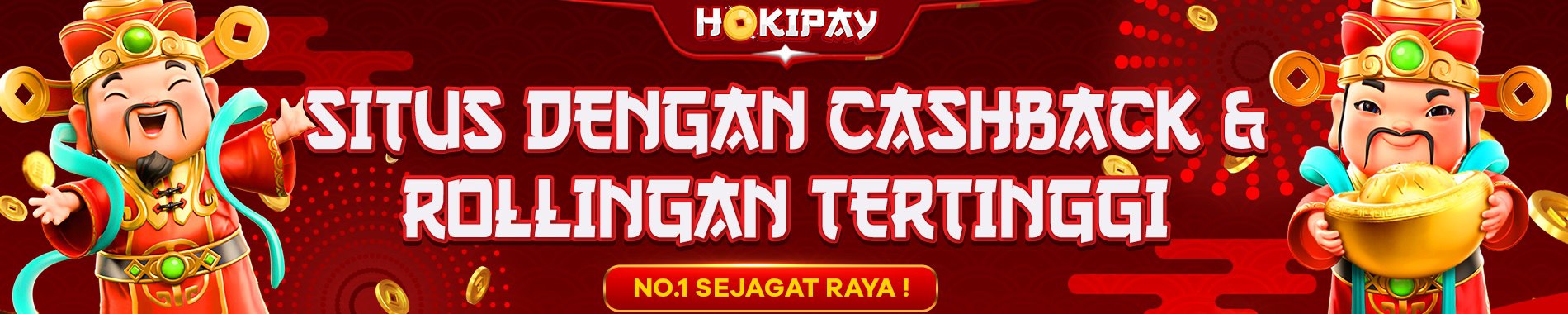 Hokipay: Situs Dengan Cashback & Rollingan Paling Besar No. 1 Sejagat Raya